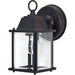 Nuvo Textured Black Outdoor Wall Lantern - Outdoor Wall Lantern