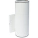 Nuvo White LED Outdoor Wall Lantern - Outdoor Wall Lantern
