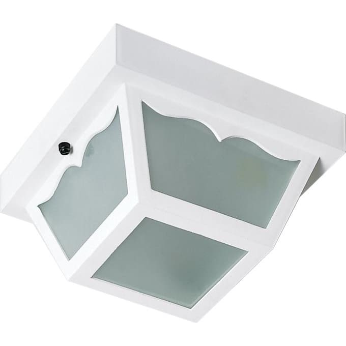 Nuvo White Outdoor Flushmount - Outdoor Flushmount