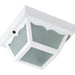 Nuvo White Outdoor Flushmount - Outdoor Flushmount