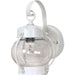 Nuvo White Outdoor Wall Lantern - Outdoor Wall Lantern