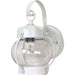 Nuvo White Outdoor Wall Lantern - Outdoor Wall Lantern
