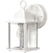 Nuvo White Outdoor Wall Lantern - Outdoor Wall Lantern