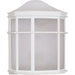 Nuvo White Outdoor Wall Lantern - Outdoor Wall Lantern