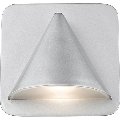 Obelisk Silver LED Outdoor Wall Sconce | theLightShop