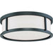 Odeon Aged Bronze Flushmount - Flushmounts