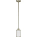 Odeon Brushed Nickel Mini-Pendant - Mini-Pendants