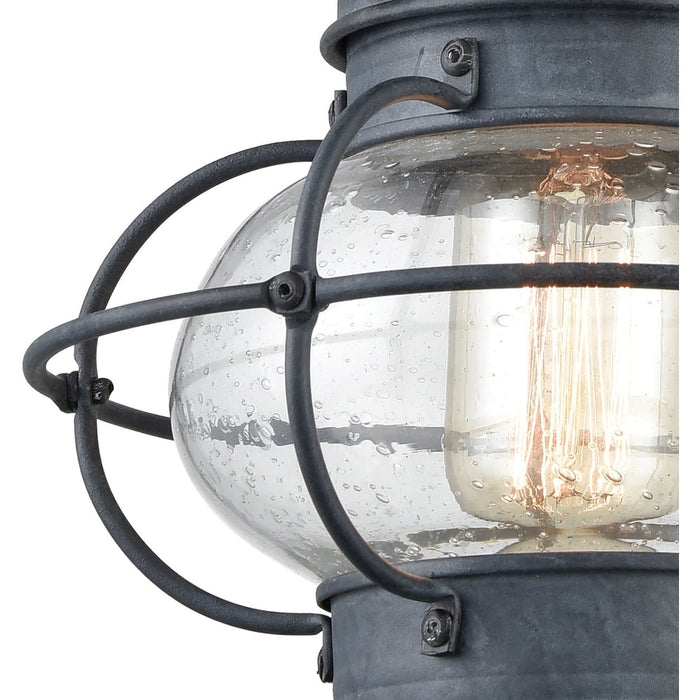 Onion Aged Zinc Outdoor Sconce - Outdoor Sconce
