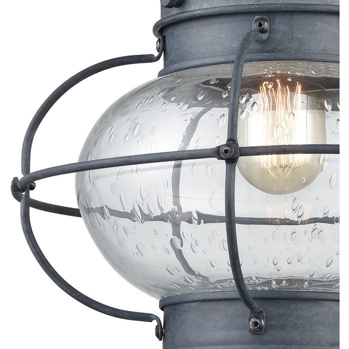 Onion Aged Zinc Outdoor Sconce - Outdoor Sconce