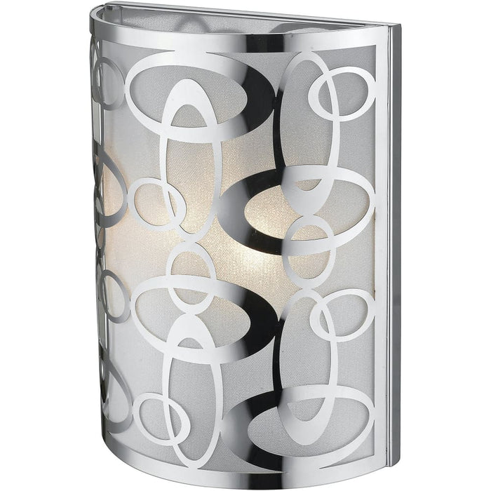 Opal Chrome Wall Sconce - Wall Sconces