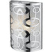 Opal Chrome Wall Sconce - Wall Sconces