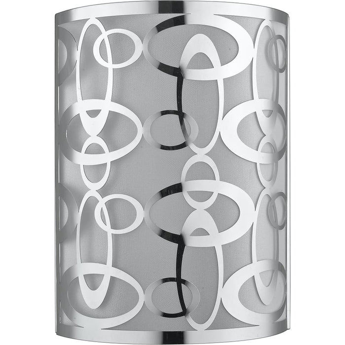 Opal Chrome Wall Sconce - Wall Sconces