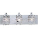 Optix Polished Chrome Vanity Light - Bath & Vanity