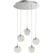 Orb II Polished Chrome LED Multi-Light Pendant - Pendants