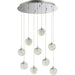 Orb II Polished Chrome LED Multi-Light Pendant - Pendants