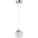 Orb II Polished Chrome LED Single Pendant - Pendants