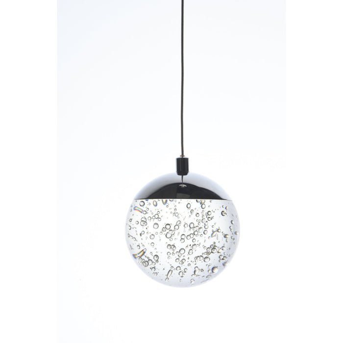 Orb II Polished Chrome LED Single Pendant - Pendants