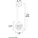Orb II Polished Chrome LED Single Pendant - Pendants