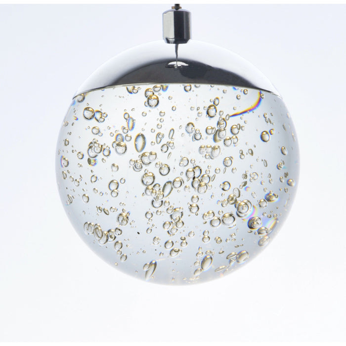 Orb II Polished Chrome LED Single Pendant - Pendants