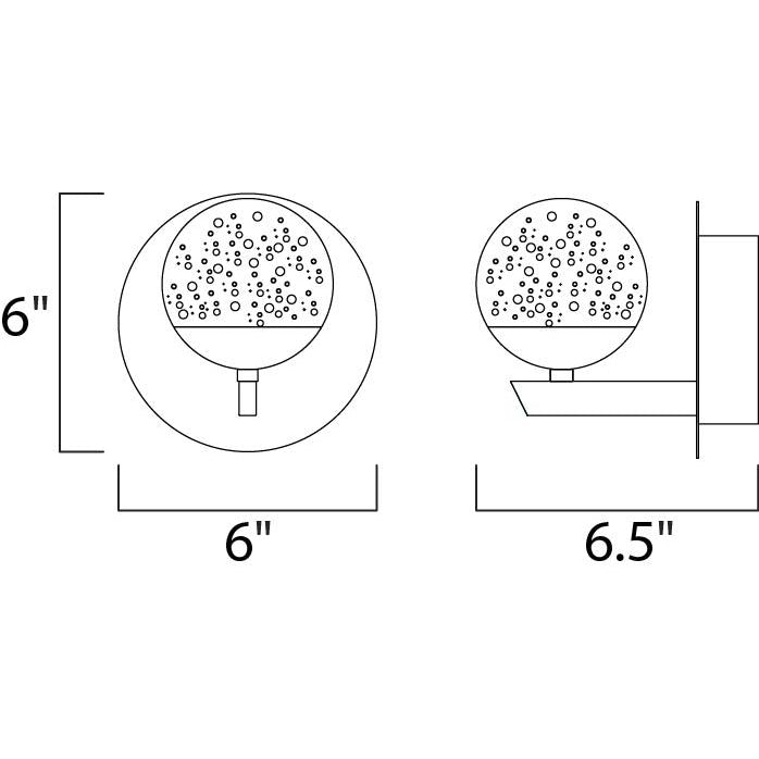 Orb II Polished Chrome LED Wall Sconce - Wall Sconce