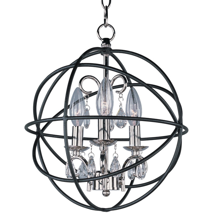 Orbit Anthracite / Polished Nickel Single Pendant - Pendants