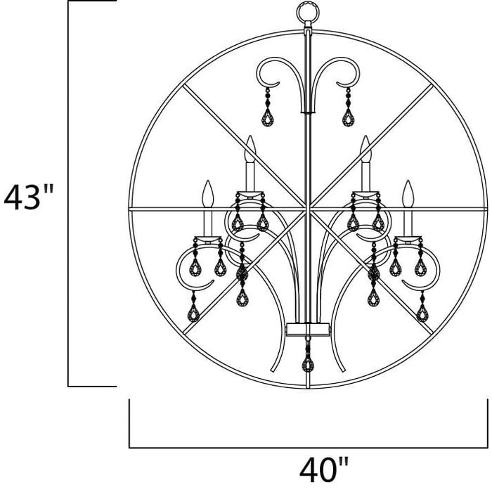 Orbit Anthracite / Polished Nickel Single Pendant - Pendants
