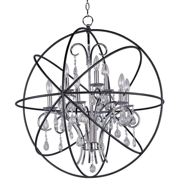 Orbit Anthracite / Polished Nickel Single Pendant - Pendants