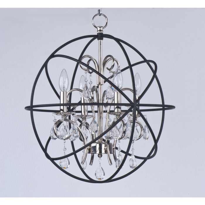 Orbit Anthracite / Polished Nickel Single Pendant - Pendants