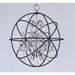 Orbit Anthracite / Polished Nickel Single Pendant - Pendants