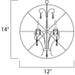 Orbit Anthracite / Polished Nickel Single Pendant - Pendants