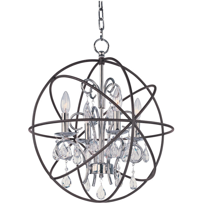 Orbit Anthracite / Polished Nickel Single Pendant - Pendants