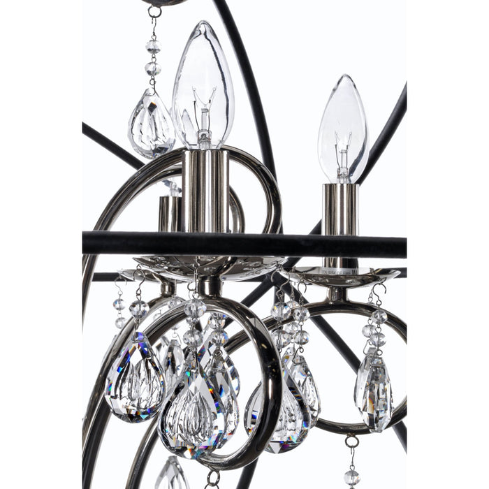 Orbit Anthracite / Polished Nickel Single Pendant - Pendants