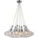 Orbital Polished Chrome Pendant - Pendants