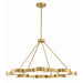 Orson Modern Gold 8 Light Chandelier Crystorama ORS-738-MG-ST