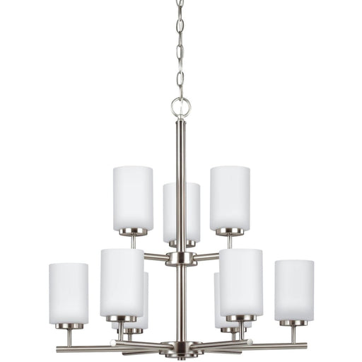 Oslo Brushed Nickel LED Chandelier - Chandeliers