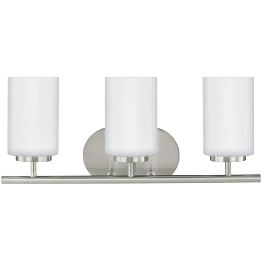 Oslo Brushed Nickel LED Vanity Fixture - Bath & Vanity