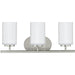 Oslo Brushed Nickel LED Vanity Fixture - Bath & Vanity