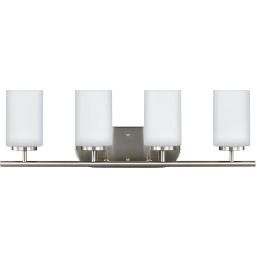 Oslo Brushed Nickel LED Vanity Fixture - Bath & Vanity