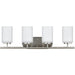 Oslo Brushed Nickel LED Vanity Fixture - Bath & Vanity
