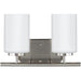 Oslo Brushed Nickel Vanity Fixture - Bath & Vanity