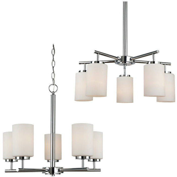 Oslo Chrome Chandelier - Chandeliers