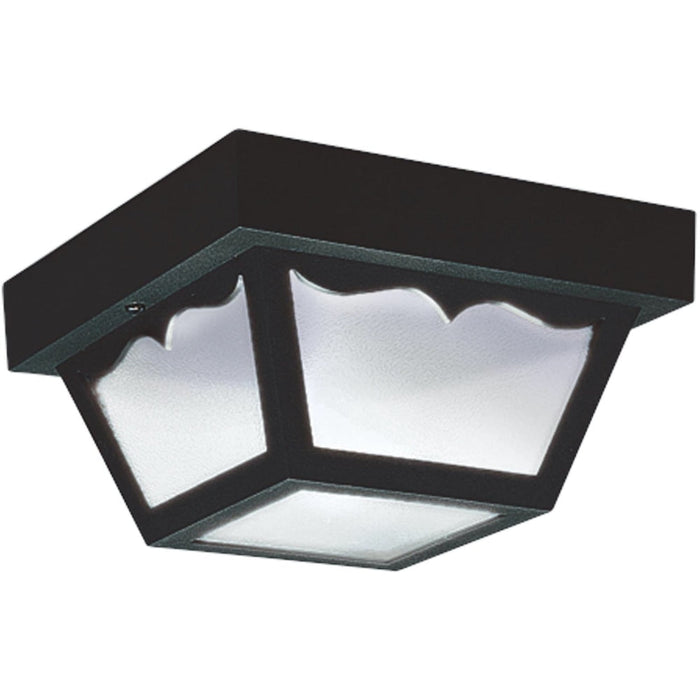 Outdoor Ceiling Clear LED Outdoor Flush Mount - Outdoor Flush Mounts