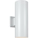Outdoor Cylinders White LED Outdoor Wall Lantern - Outdoor Wall Sconce