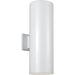 Outdoor Cylinders White LED Outdoor Wall Lantern - Outdoor Wall Sconce