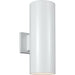 Outdoor Cylinders White Outdoor Wall Lantern - Outdoor Wall Sconce