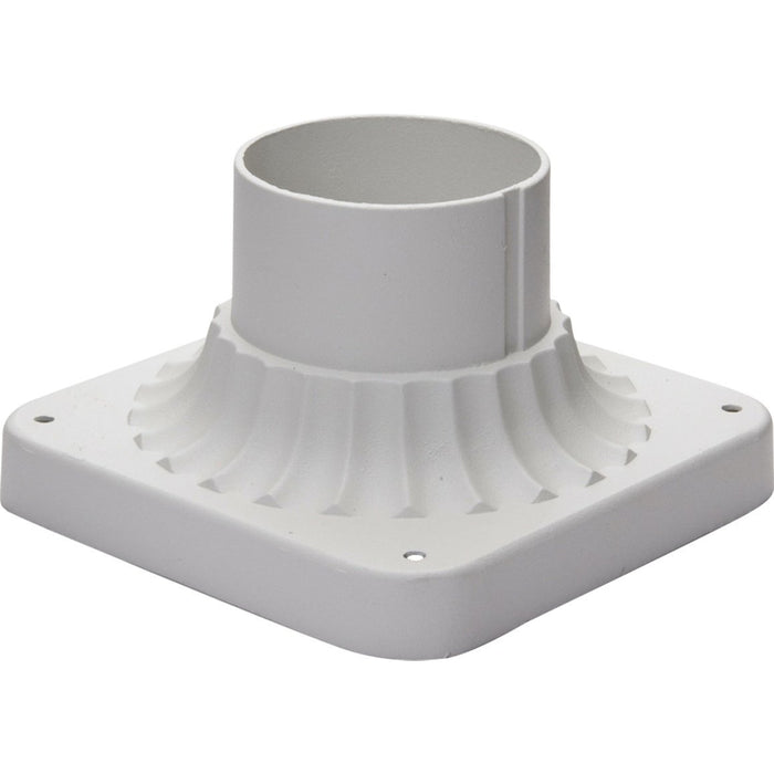 Outdoor Essentials - 200x White Outdoor Piermount - Outdoor Pier Mount