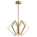 Oxygen Lighting Acadia Aged Brass 5 Light LED Chandelier 3-6143-40 - Chandeliers