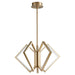Oxygen Lighting Acadia Aged Brass 5 Light LED Chandelier 3-6143-40 - Chandeliers