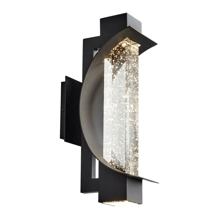 Oxygen Lighting Albedo Black 1 Light LED Outdoor Wall Sconce 3-770-15 - Outdoor Wall Sconces