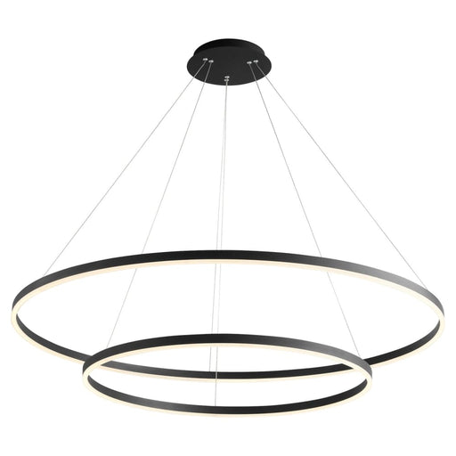 Oxygen Lighting Circulo Black 2 Light LED Pendant 3-6548-15 - Pendants